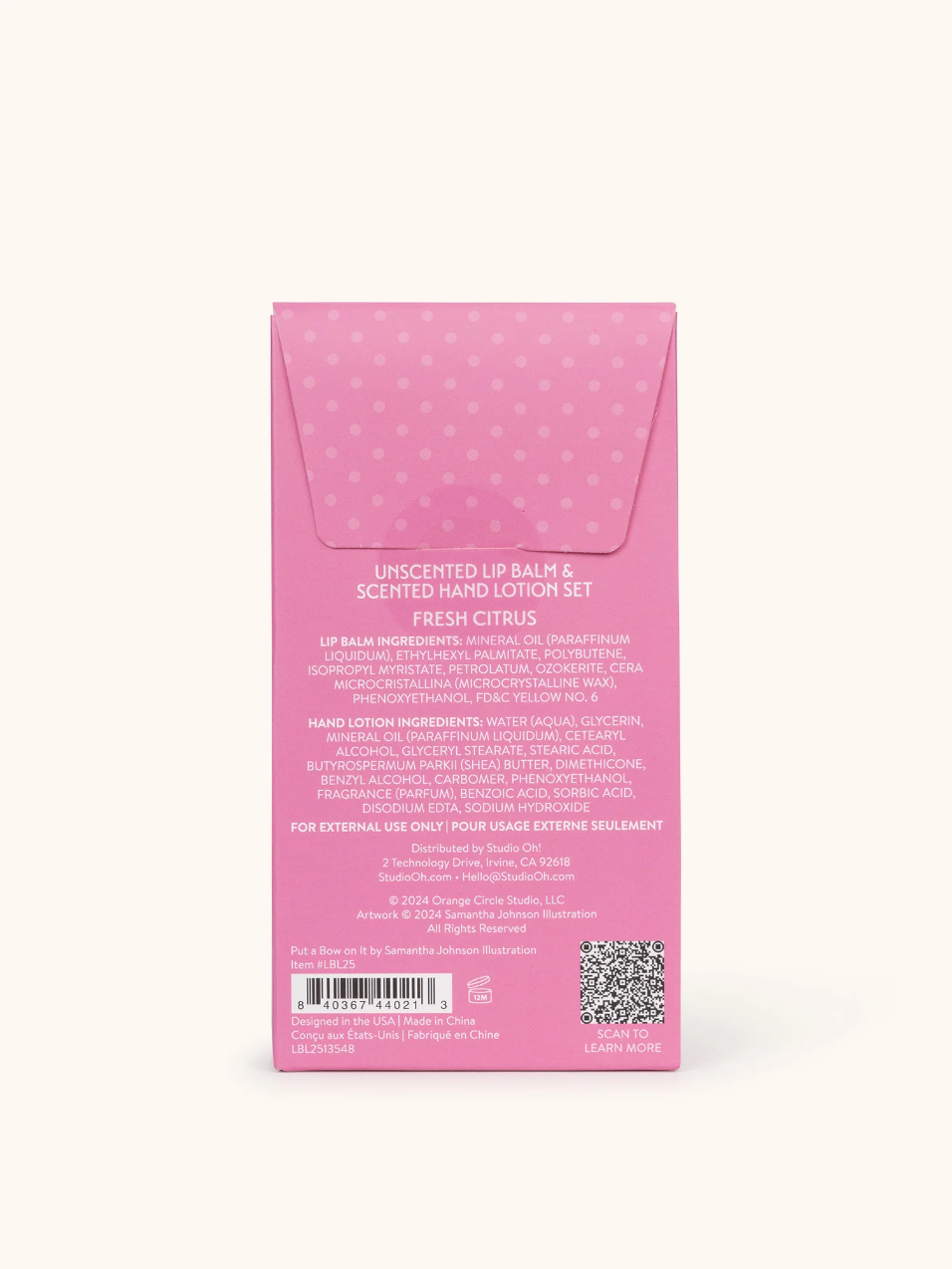 Lip Balm & Lotion Set