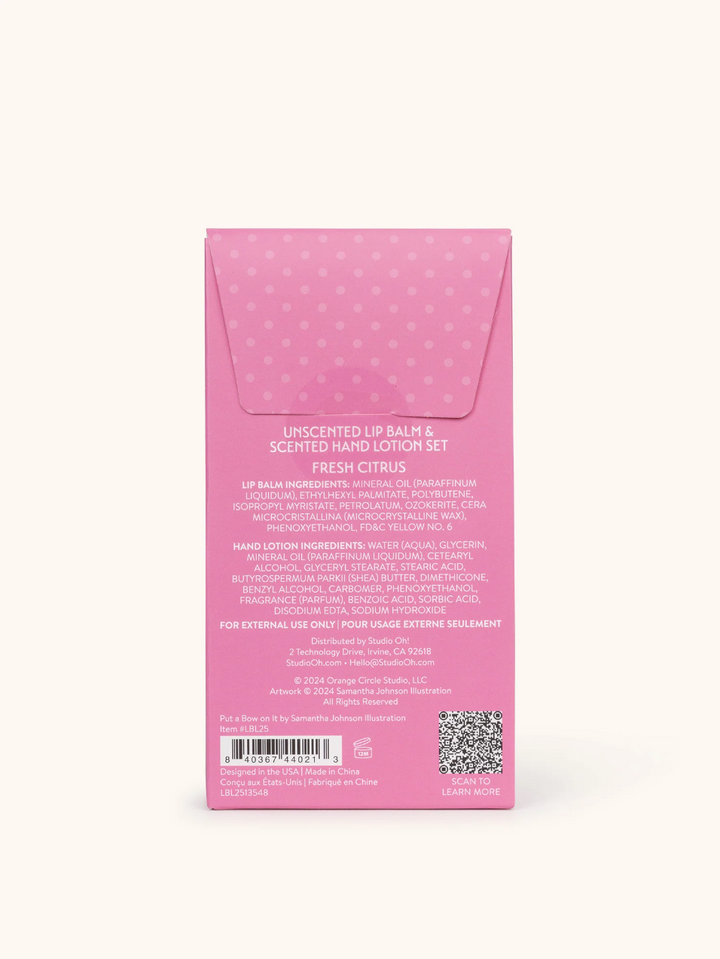 Lip Balm & Lotion Set