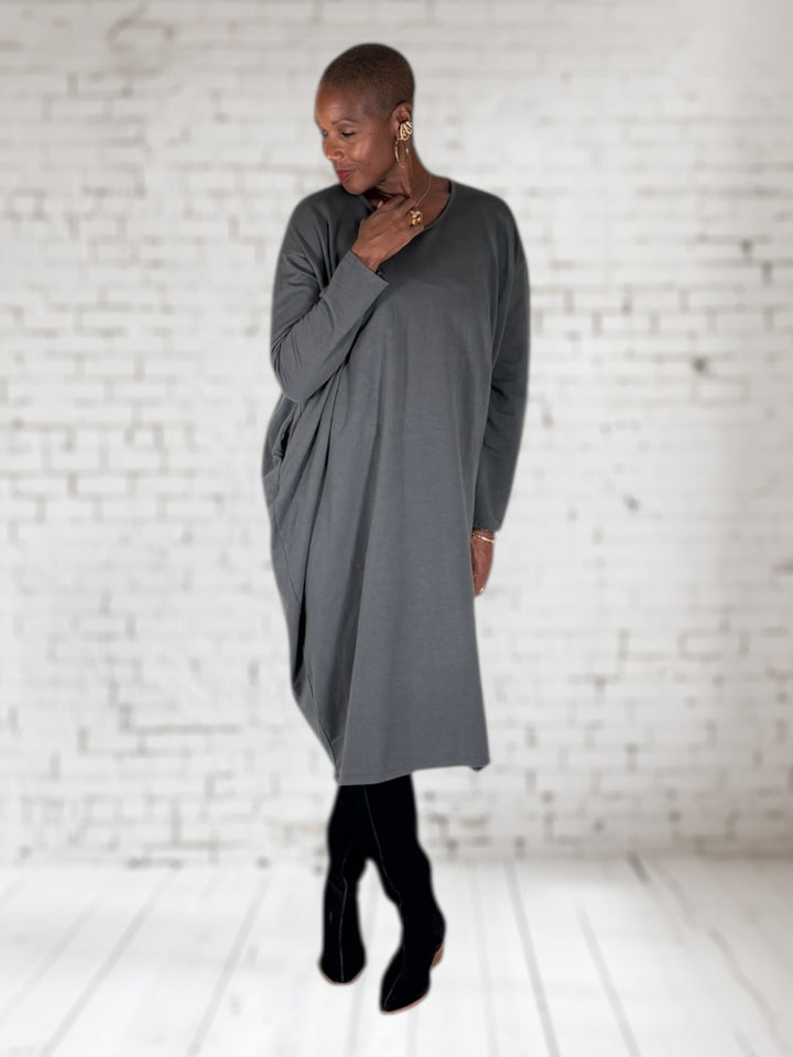 Balloon Knit Dress