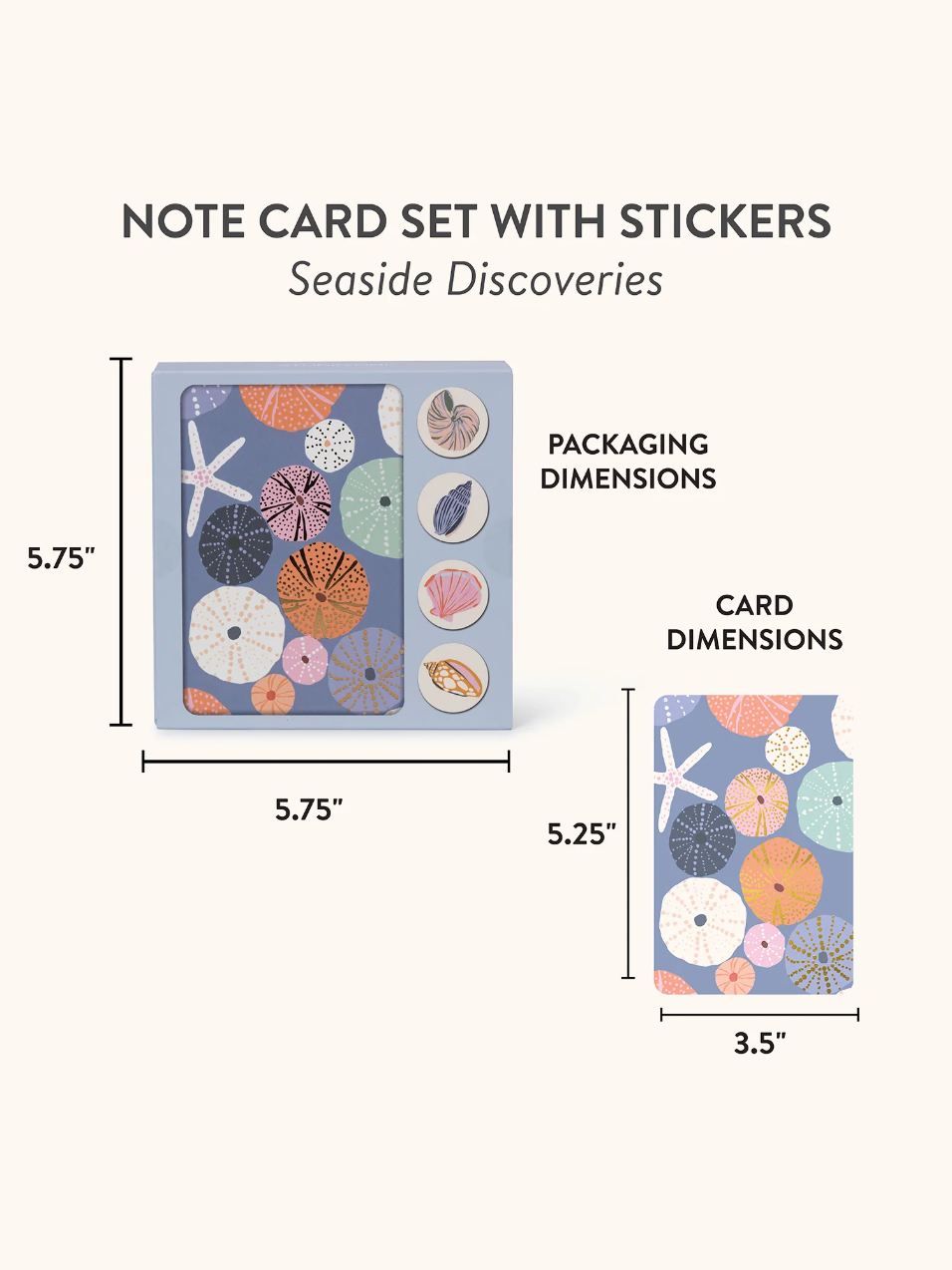 Note Card Sticker Set