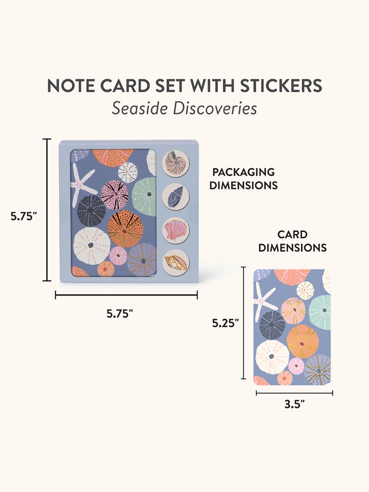 Note Card Sticker Set