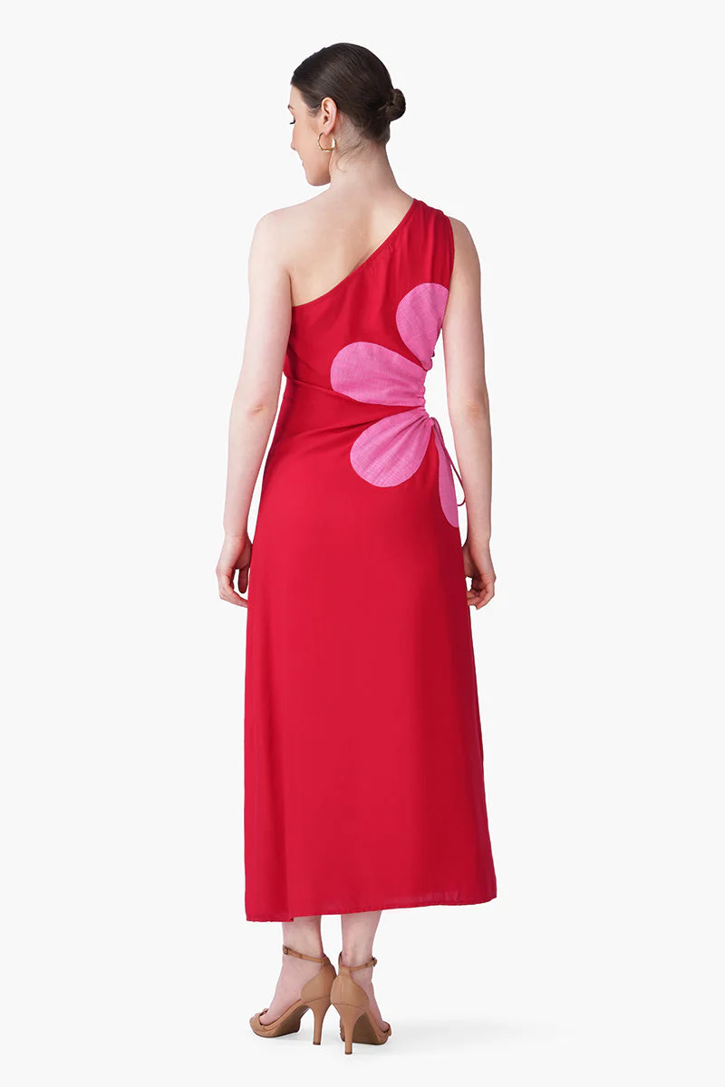 Scarlet Petal Dress