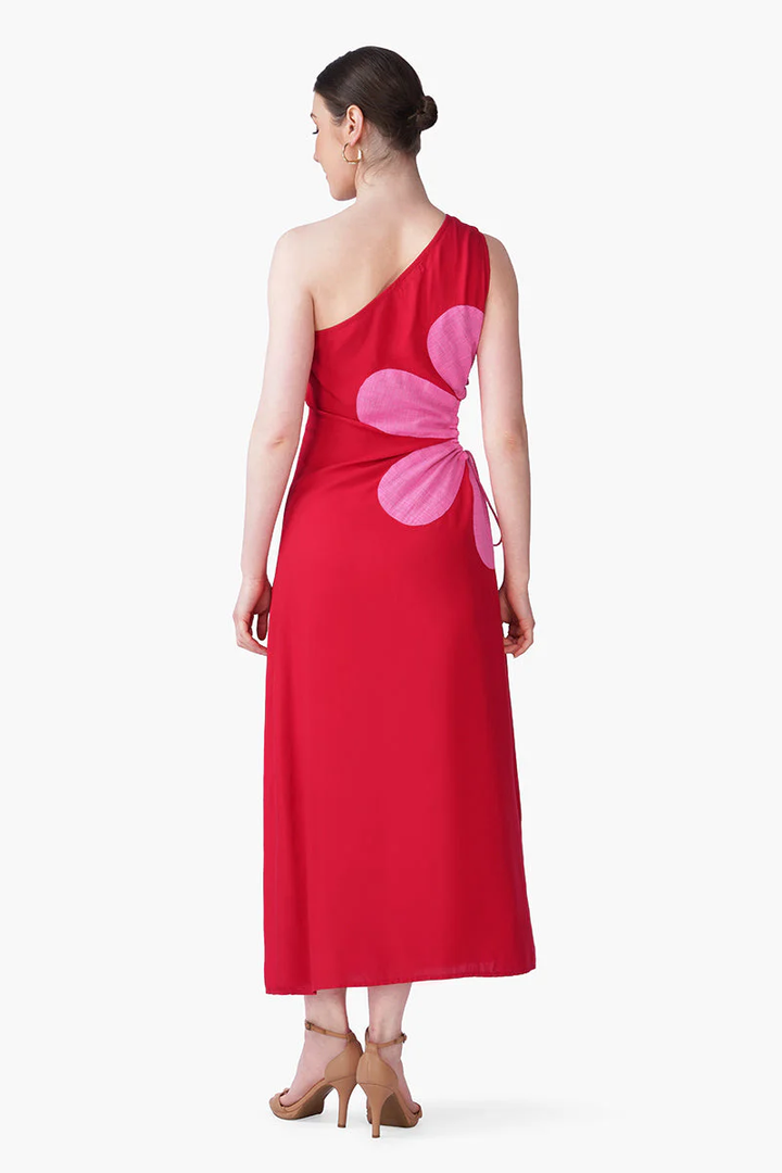 Scarlet Petal Dress