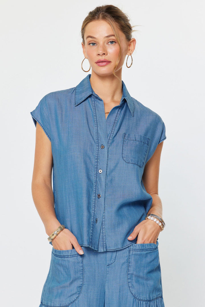 Chambray Button Shirt