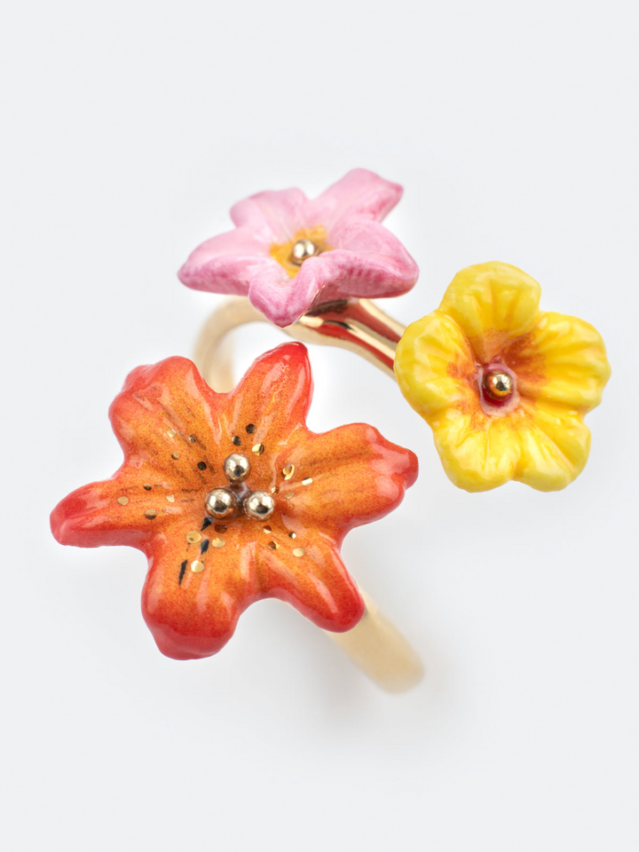 Tropical Flowers Ring