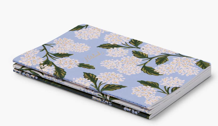 Set of 3 Hydrangea Notebooks