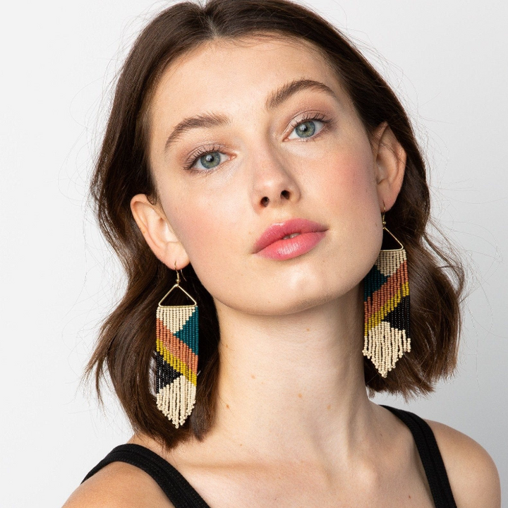 Triangle 4.5" Earring