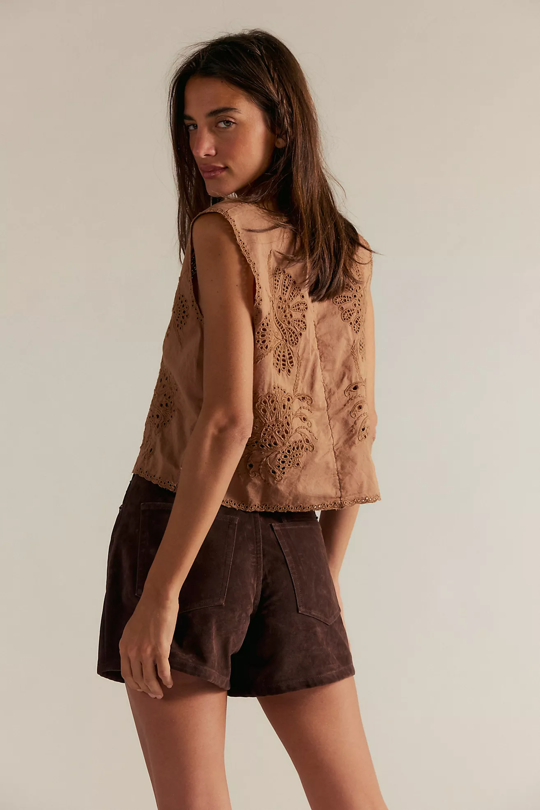 Tippi Vegan Suede Short