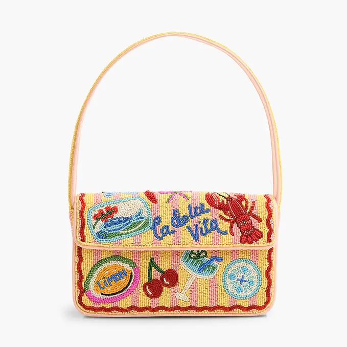 Riviera Dolce Vita Beaded Handbag