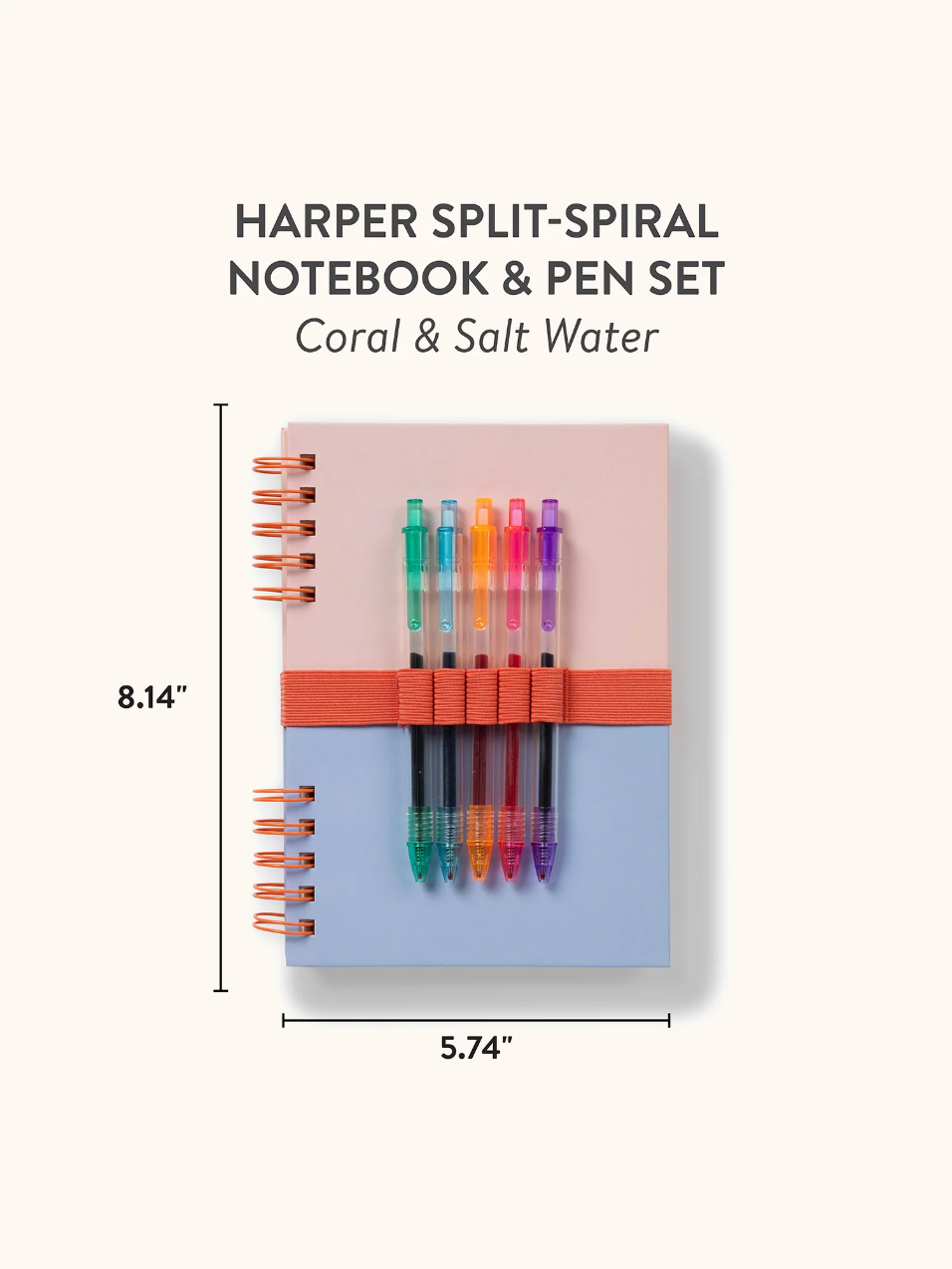 Harper Notebook + Gel Pen Set