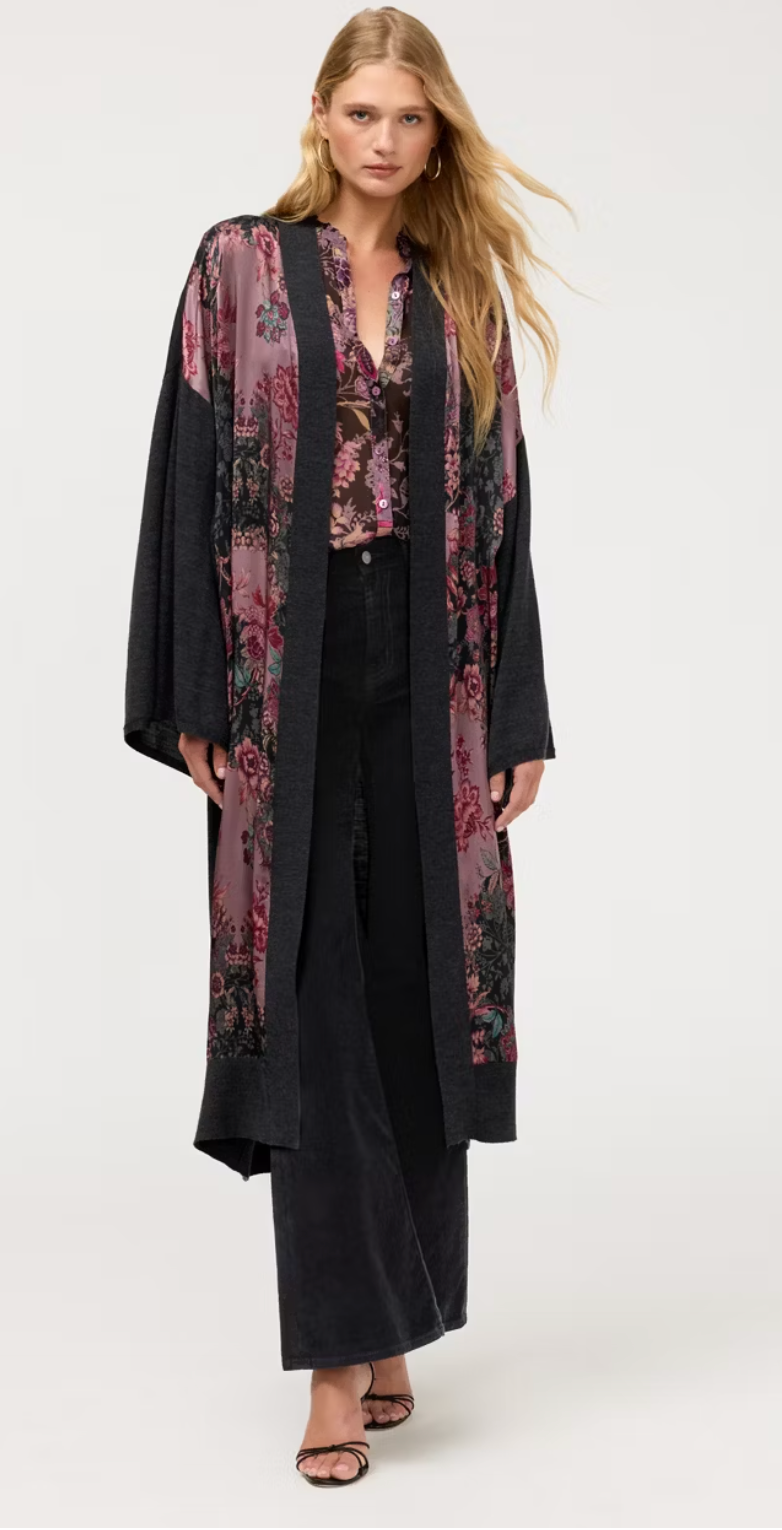 The Printed Knit Kimono