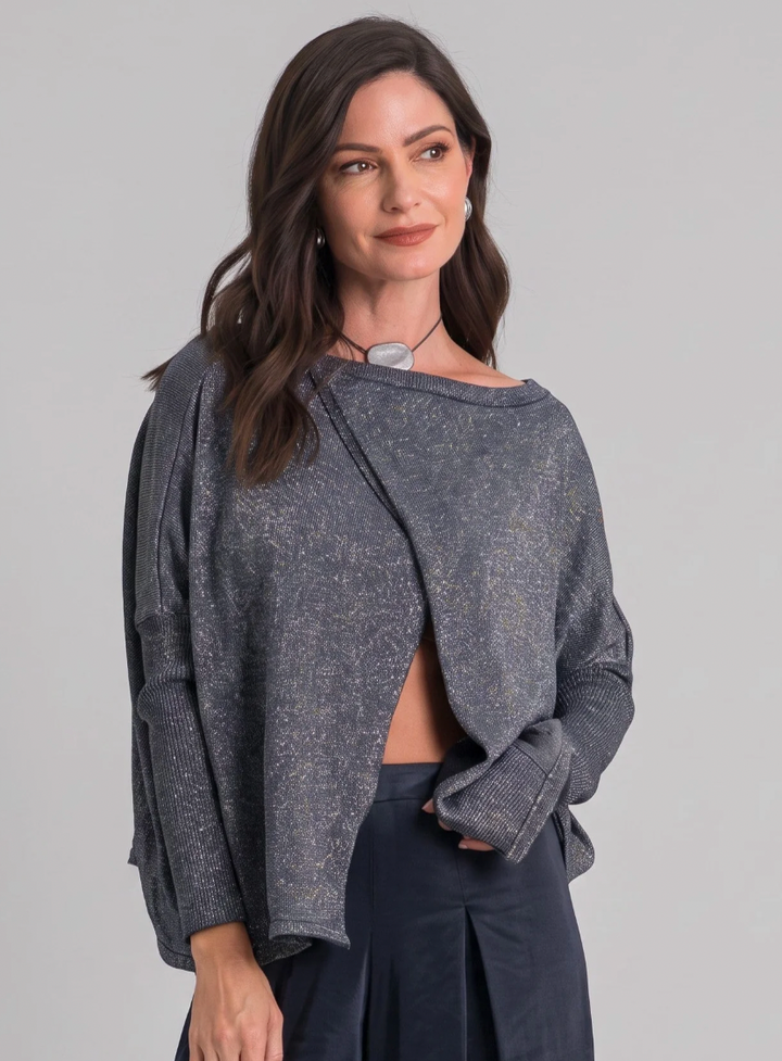 Reversible Shimmer Sweater