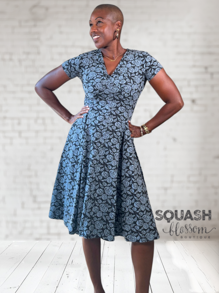 Rosette Tawny Dress