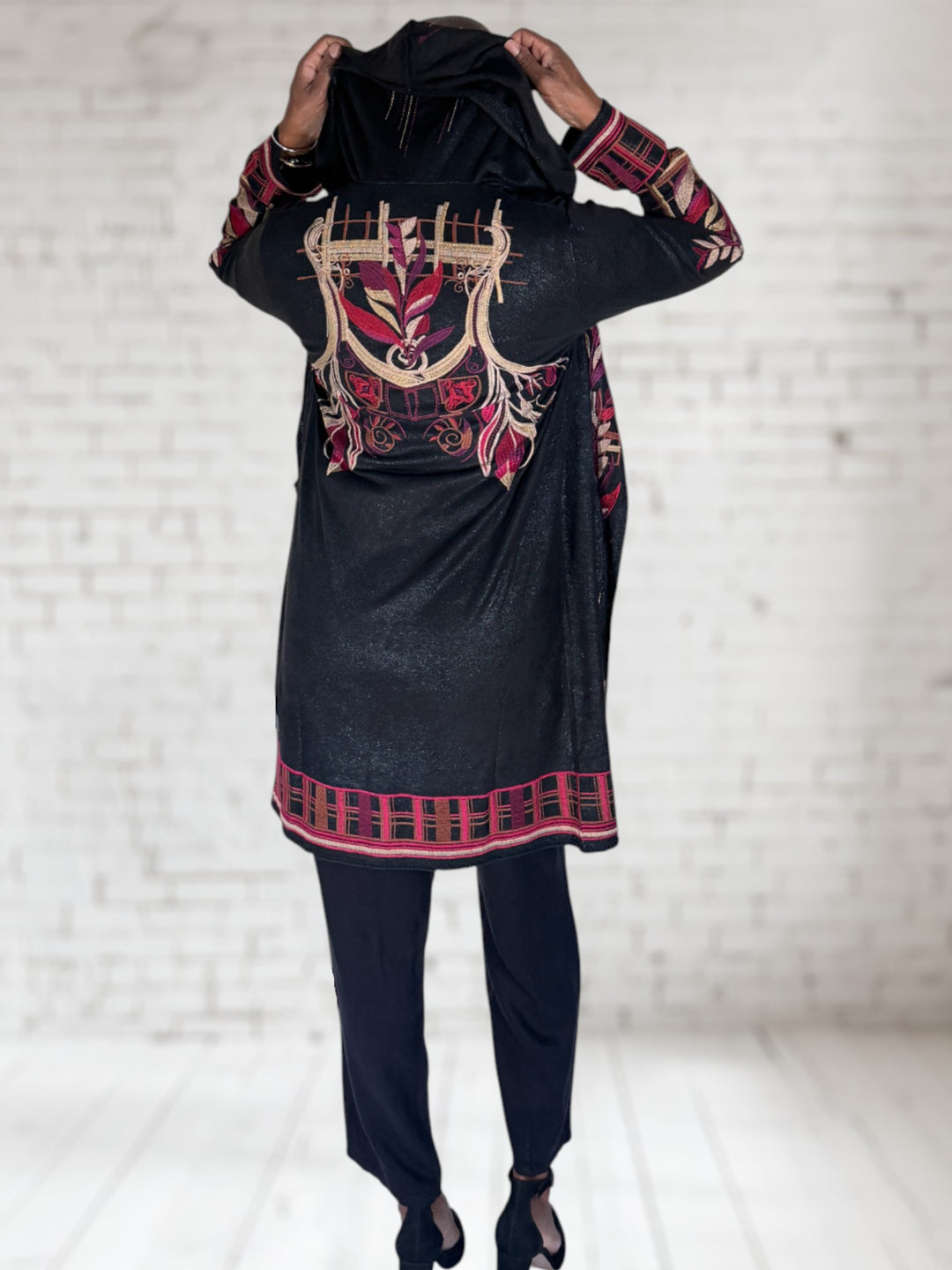 Biya Metallic Donne Duster