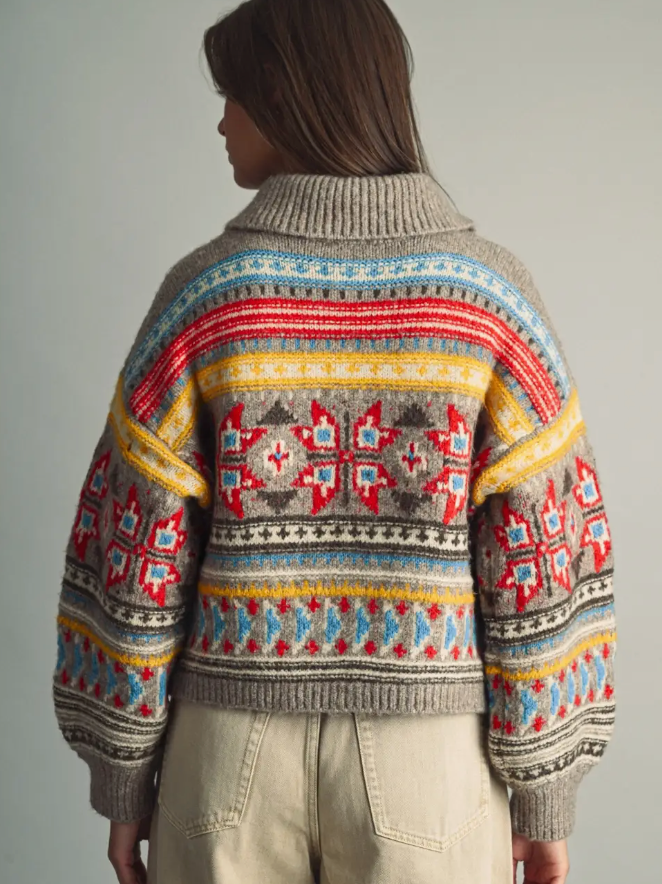 Collar Color pop Cardi