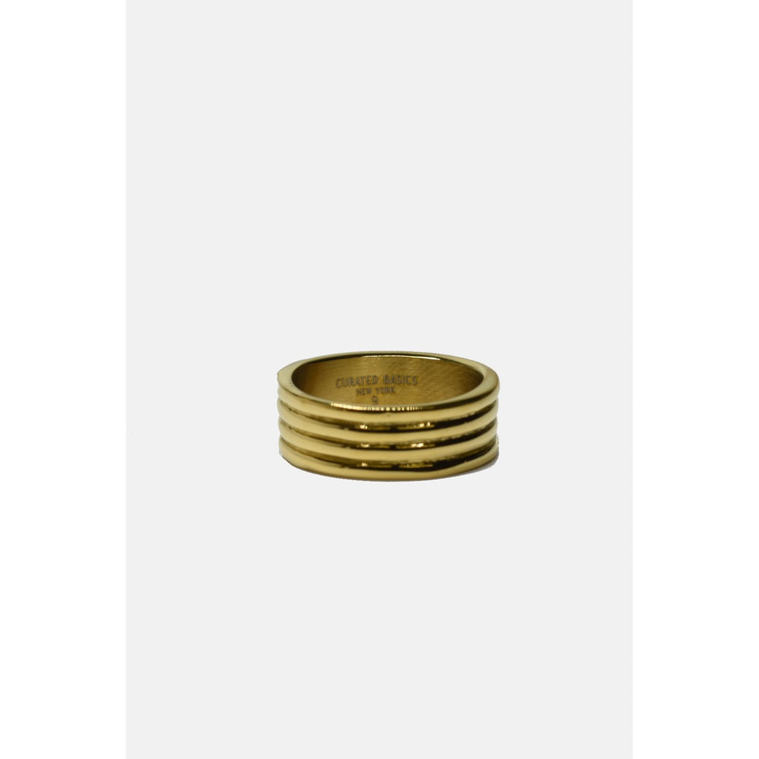Brass Stacked Ring