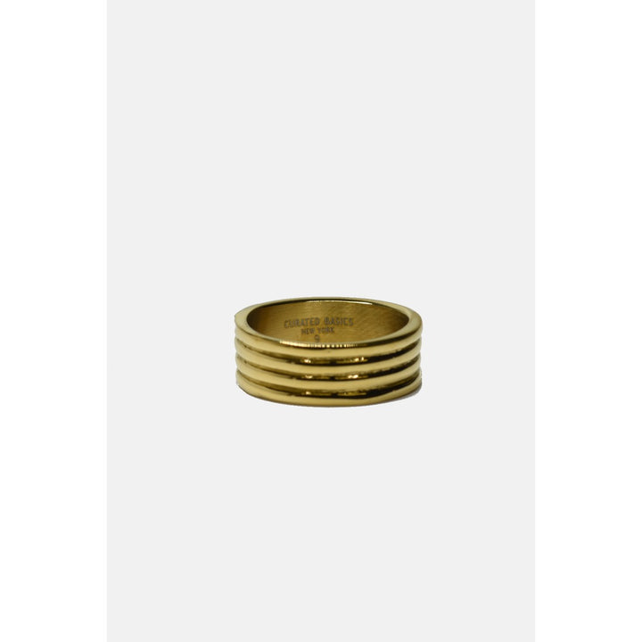 Brass Stacked Ring