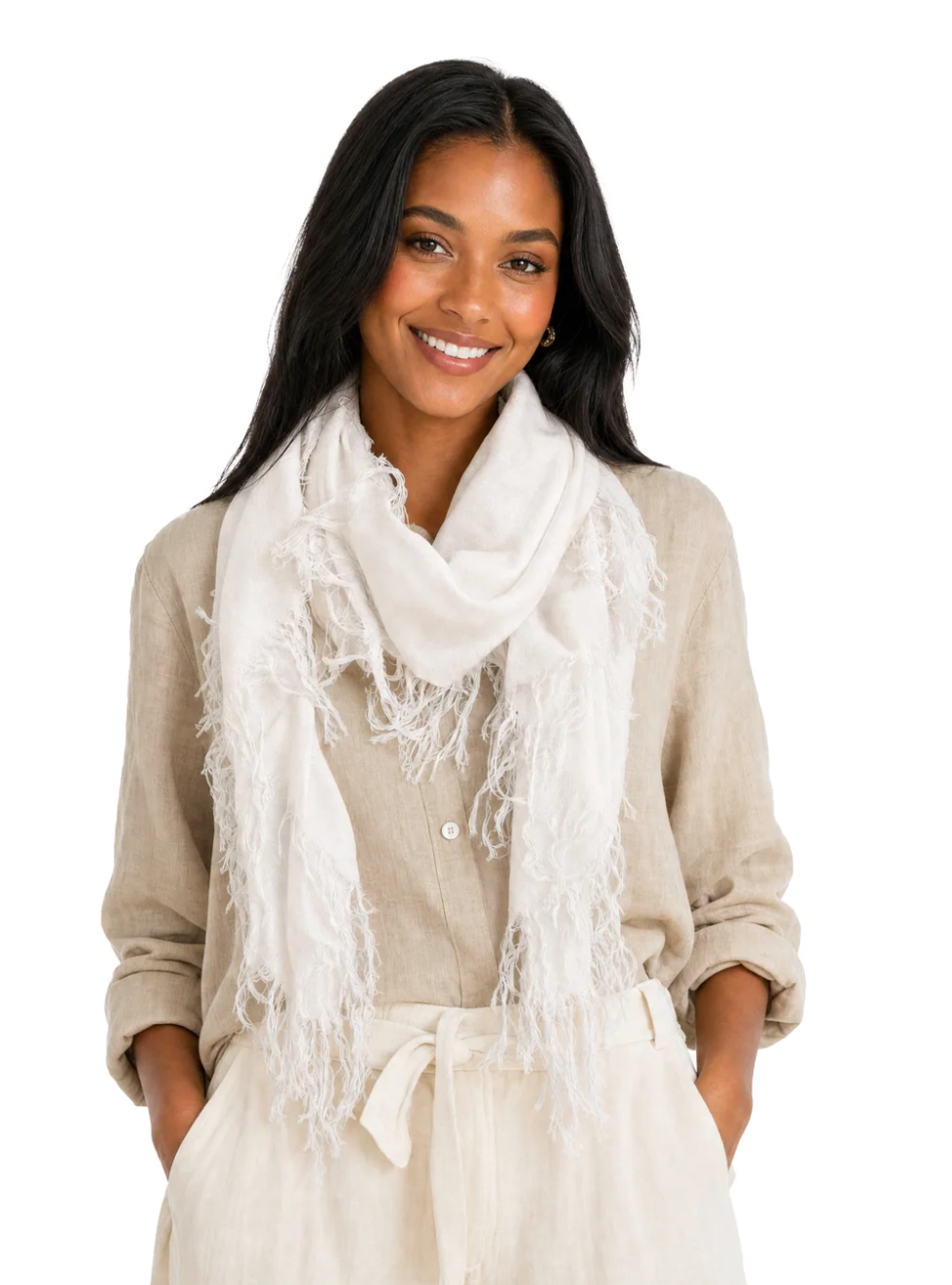 Cashmere Blend Midi Scarf