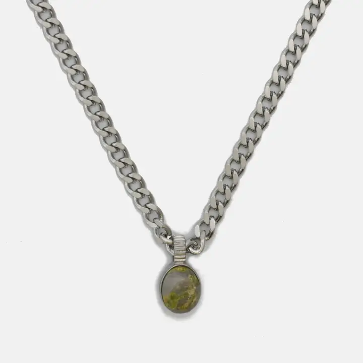 Unakite Pendant Necklace