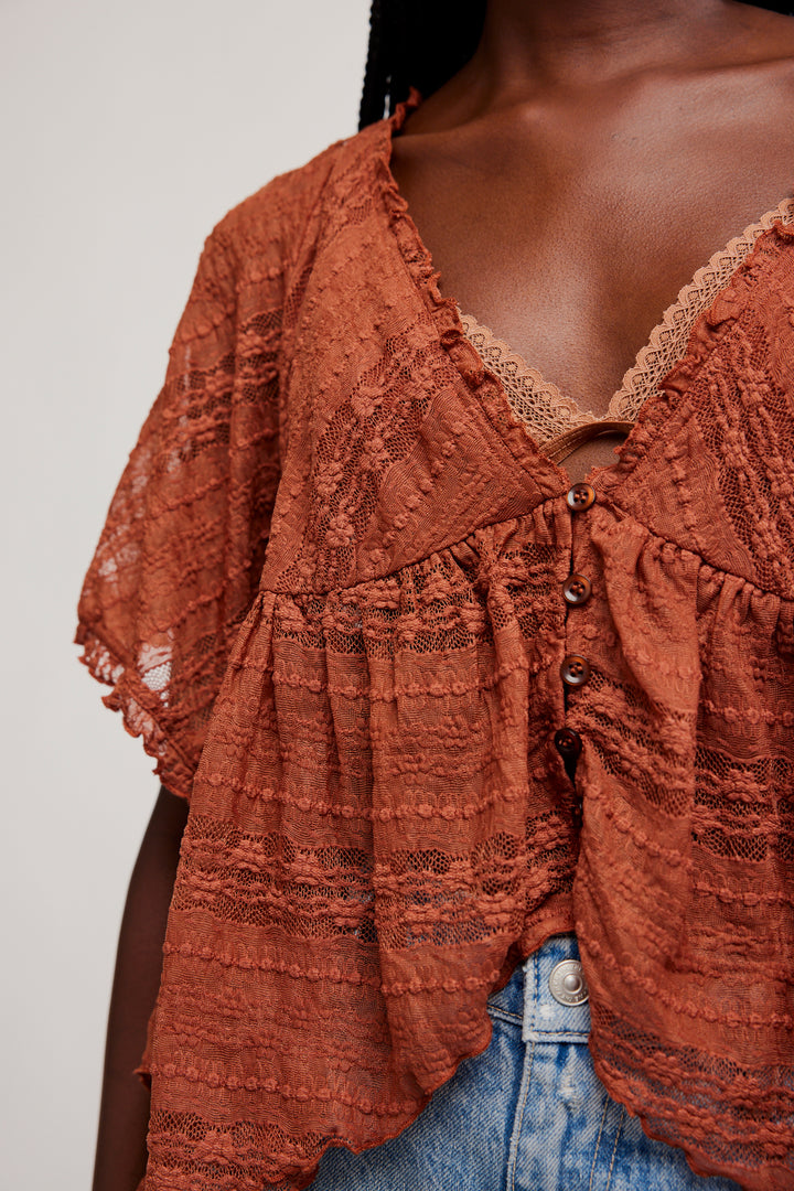 In Your Dreams Lace Top