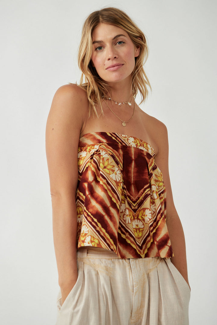Free People Kendra Printed Top