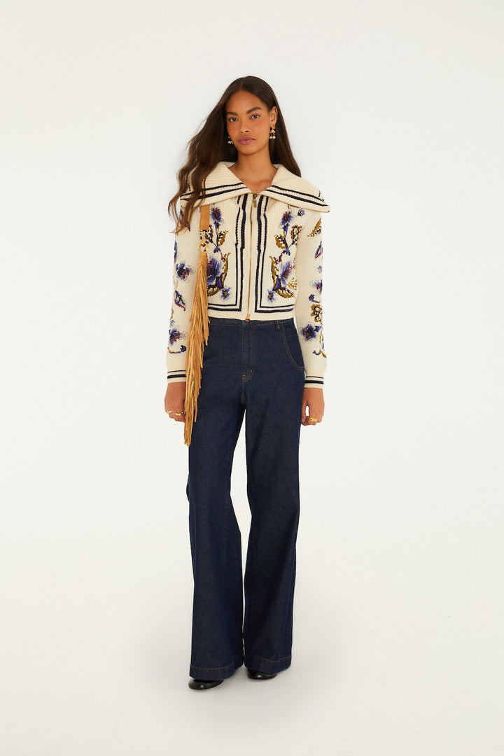 Golden Nature Knit Cardigan