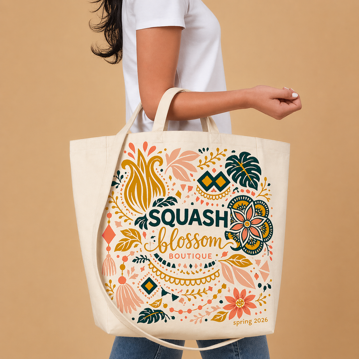 Squash Blossom Insider Tote