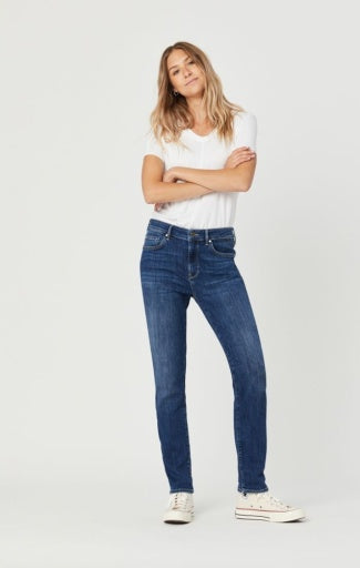 Kathleen Mid Feather Blue Jeans