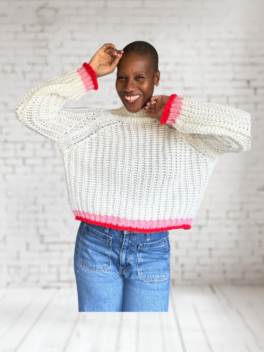 Sugar Cane Mock Chunky Sweater