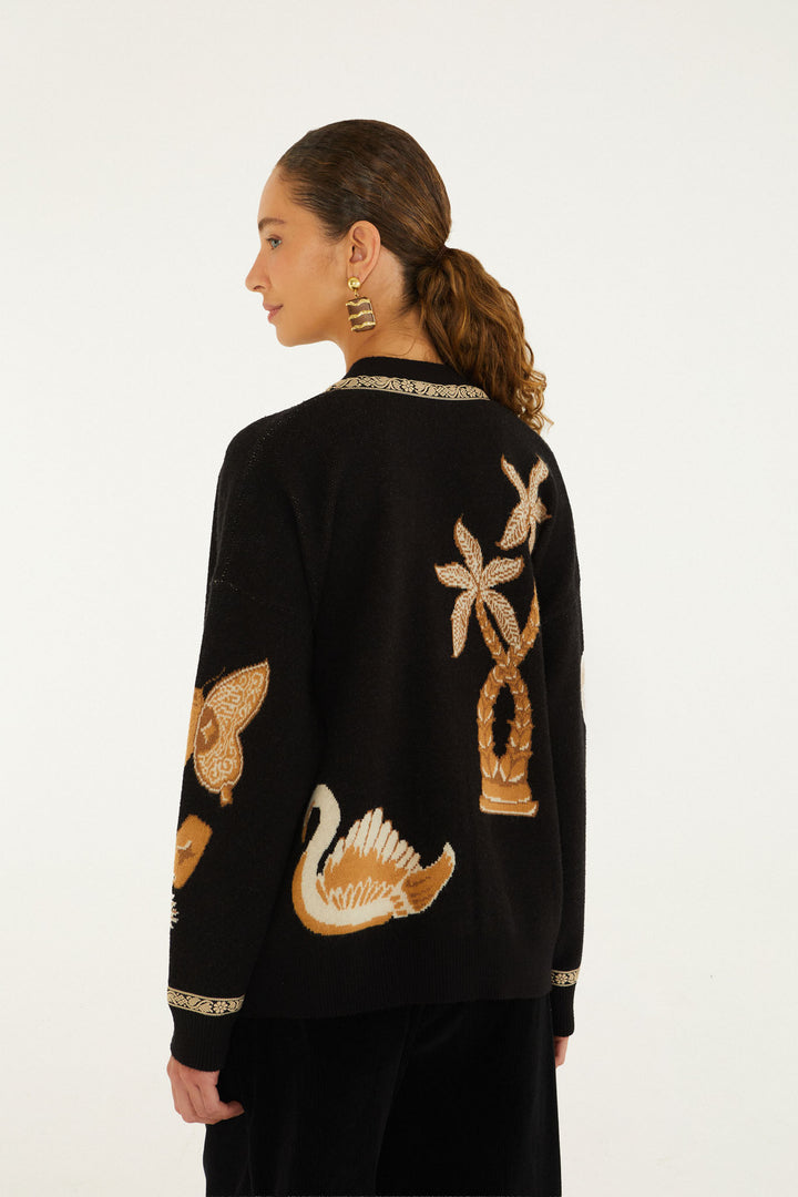 Vintage Sourvenirs Knit Cardi