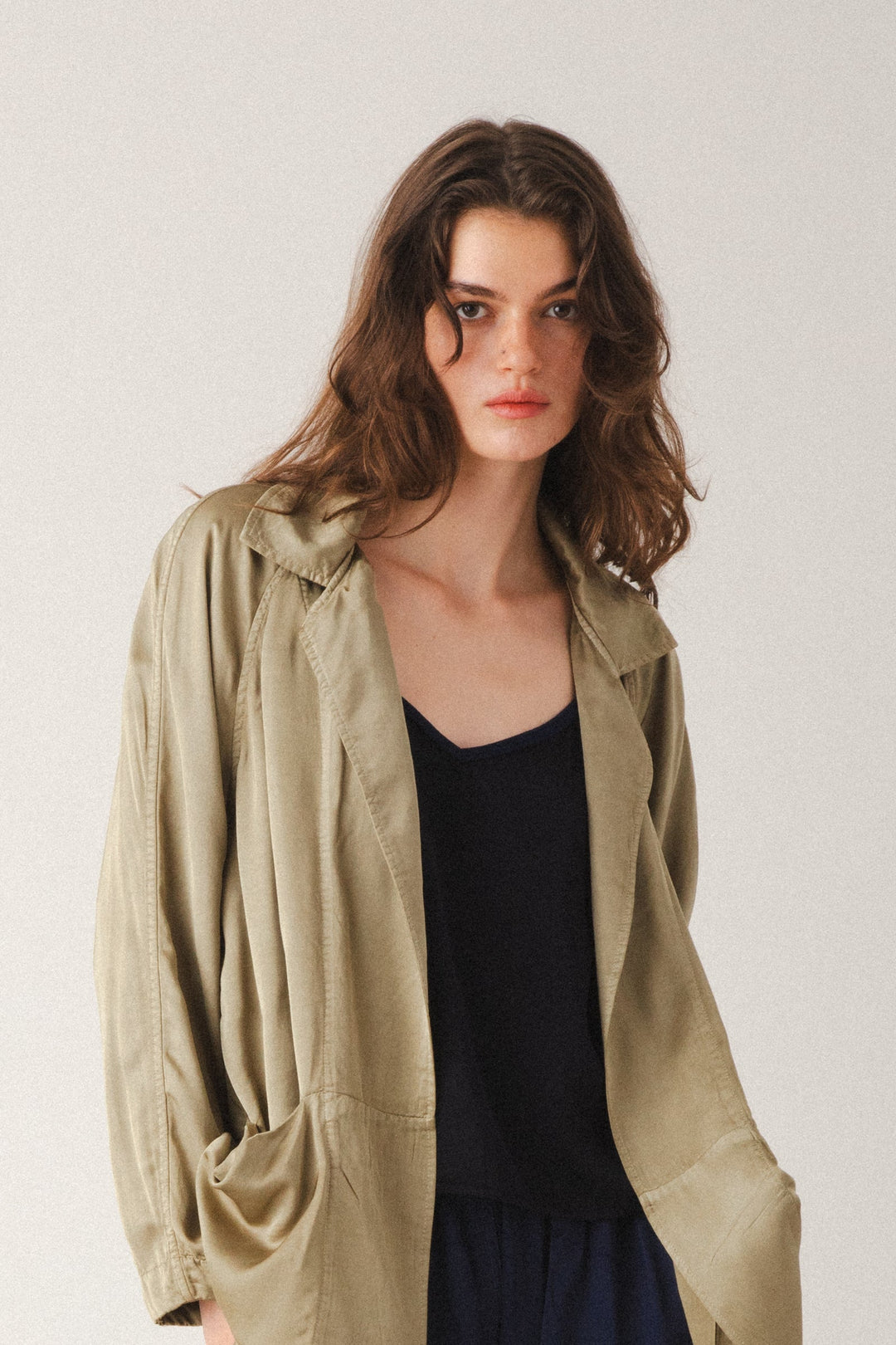 Mid-Habitual Satin Jacket