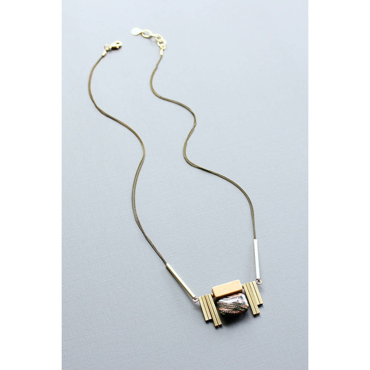 Vintage Green Artdeco Necklace