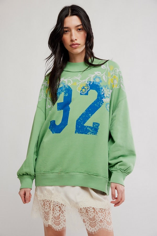 Palm Spring Turtle Sweatshirt
