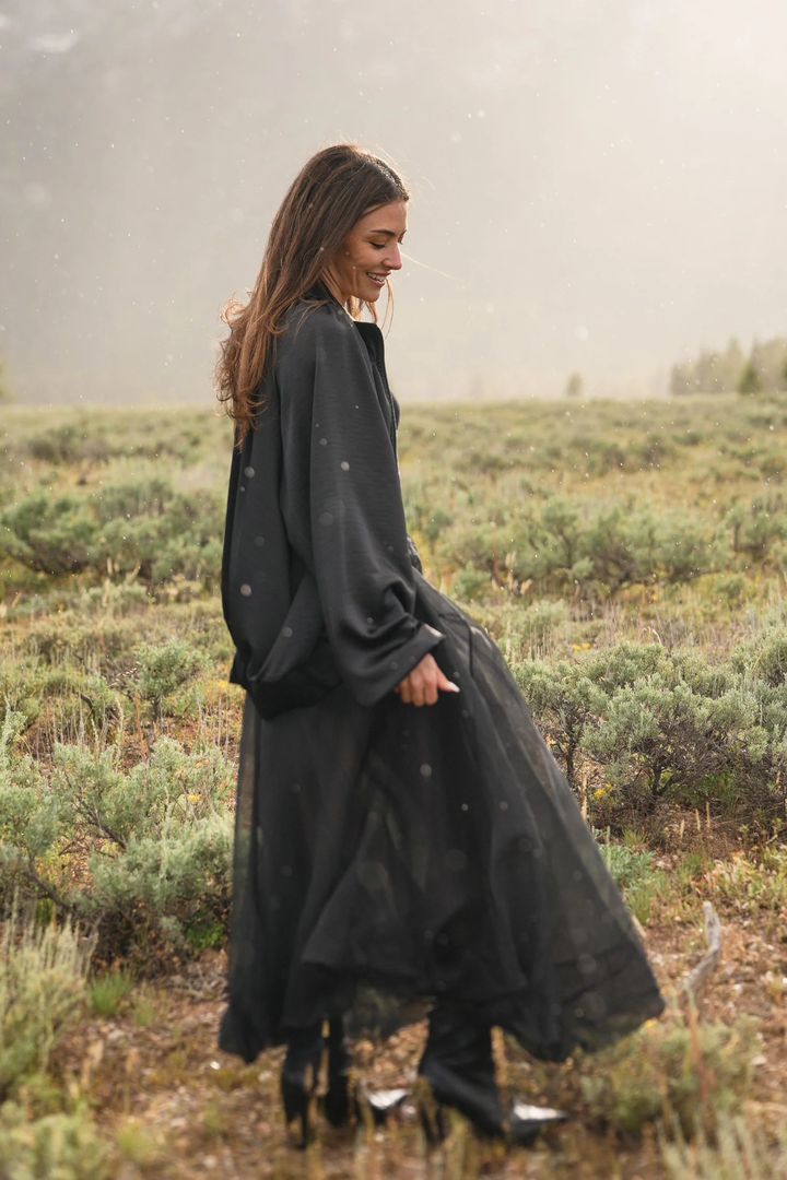 Evening Sateen Bomber
