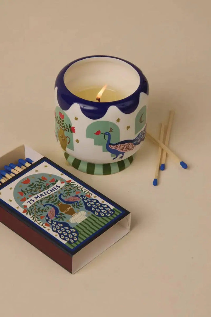 Dopo Hand Painted Candle